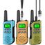 Inspireyes Walkie Talkie Kinder Aufladbar, Ostergeschenke Kinder, 48 Stunden Arbeitszeit, 8 Kanäle 2-Wege-Radio, Geschenke für Jungen Mädchen, Outdoor Wandern Camping, 3-12 Jahre altes Spielzeug