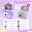 HOOMOON Dinosaurier Kamera für Kinder, Selfie-Kamera, Spielzeug, Mädchen, Jungen, SD-Karte 32 GB, HD-Videorekorder 1080p, Weihnachtsgeburtstagsgeschenke für 3 4 5 6 7 8 9 10 Jahre