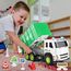 Anby families Müllauto Spielzeug, Lastwagen Müllwagen Spielzeug mit Sound und Licht und Mülltonne, Fahrzeuge Spielzeug Geschenk für Kinder Jungen Mädchen 3 4 5 6 Jahre…