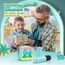 Dislocati Geschenk Junge 3-12 Jahre, Karaoke Maschine mit 2 Bluetooth Kindermikrofon Spielzeug ab 3-12 Jahre Junge Bluetooth Mikrofon Karaoke Oster Geschenke für Kinder Dinosaurier Spielzeug