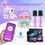 Dislocati Karaoke Maschine Kinder mit 2 Bluetooth Mikrofon, Meerjungfrauen Geschenke Spielzeug ab 3-12 Jahre Mädchen Tragbarer Karaoke Anlage mit 2 Mikrofonen Microphone Bluetooth Kinder