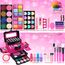 Kinderschminke Set - 57-teiliges Make-Up Set für Mädchen, Schminkkoffer Spielzeug, Halloween Weihnachts Geburtstagsgeschenke für Kinder 4-12 Jahre