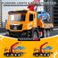 BunnyJOY Abschleppwagen Spielzeug ab 3 4 5 6 Jahre Junge, Licht und Sound, Reibungsbetriebenes Abschleppfahrzeug für Kinder, LKW Spielzeugautos Fahrzeuge, Geschenk für Kinder Mädchen