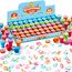 JOYIN 50 Stück mini Stempel Kinder ab 3 Jahre,Selbstfärbende Stempel Tiere Set mit 5 Farben,50 Tieres, Kleine Geschenke für Kinder, Adventskalender Mitgebsel Kindergeburtstag Gastgeschenke