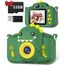Kinderkamera, Gofunly Kinder Kamera 1080P 2,0-Zoll-Bildschirm Selfie Digitalkamera mit 32GB-Karte für 3-12 Jahre Jungen Mädchen Geburtstagsgeschenk Weihnachten Spielzeug Grün Dinosaurier
