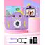 Kinderkamera, Gofunly Kinder Kamera 1080P 2,0-Zoll-Bildschirm Selfie Digitalkamera mit 32GB-Karte für 3-12 Jahre Jungen Mädchen Geburtstagsgeschenk Weihnachten Spielzeug Lila Dinosaurier