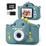 Kinderkamera, Gofunly Kinder Kamera 1080P 2,0-Zoll-Bildschirm Selfie Digitalkamera mit 32GB-Karte für 3-12 Jahre Jungen Mädchen Geburtstagsgeschenk Weihnachten Spielzeug Dunkelgrün Dinosaurier