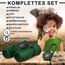 Fernglas für Kinder - Optimales Geschenk für Jungen und Mädchen - Starke Vergrößerung 8X21 – Umfangreiches Set inklusive Lupe & Kompass – Spielzeug für Kinder 3-12 Jahre