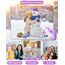 Kinderkamera, Gofunly Kinder Kamera 1080P 2,0-Zoll-Bildschirm Selfie Digitalkamera mit 32GB-Karte für 3-12 Jahre Jungen Mädchen Geburtstagsgeschenk Weihnachten Spielzeug Lila-Weißes Pferd