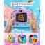 Kinderkamera, Gofunly Kinder Kamera 1080P 2,0-Zoll-Bildschirm Selfie Digitalkamera mit 32GB-Karte für 3-12 Jahre Jungen Mädchen Geburtstagsgeschenk Weihnachten Spielzeug Lila-Weißes Pferd