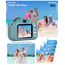 Kinderkamera, Gofunly Kinder Kamera 1080P 2,0-Zoll-Bildschirm Selfie Digitalkamera mit 32GB-Karte für 3-12 Jahre Jungen Mädchen Geburtstagsgeschenk Weihnachten Spielzeug Dunkelgrün Dinosaurier