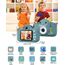 Kinderkamera, Gofunly Kinder Kamera 1080P 2,0-Zoll-Bildschirm Selfie Digitalkamera mit 32GB-Karte für 3-12 Jahre Jungen Mädchen Geburtstagsgeschenk Weihnachten Spielzeug Dunkelgrün Dinosaurier