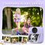 CalineGam Kinderkamera Sofortbildkamera, 48MP Sofortbildkamera Kinder mit 32GB Karte & Druckpapier, 1080P Digitalkamera Kinder, Geschenke für Jungen und Mädchen 3-12 Jahre (Lila)