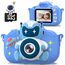 Kinderkamera, Gofunly Kinder Kamera 1080P 2,0-Zoll-Bildschirm Selfie Digitalkamera mit 32GB-Karte für 3-12 Jahre Jungen Mädchen Geburtstagsgeschenk Weihnachten Spielzeug Astronaut/Blau