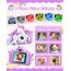 Kinderkamera, Gofunly Kinder Kamera 1080P 2,0-Zoll-Bildschirm Selfie Digitalkamera mit 32GB-Karte für 3-12 Jahre Jungen Mädchen Geburtstagsgeschenk Weihnachten Spielzeug Lila-Weißes Pferd