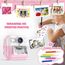 Kinderkamera Sofortbildkamera,Sofortbildkamera Kinder,1080P Digitalkamera Kinder mit 32GB Karte Druckpapier,Geburtstags Weihnachten Geschenke für Jungen und Mädchen 3-12 Jahre(Rosa)