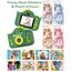 Kinderkamera, Gofunly Kinder Kamera 1080P 2,0-Zoll-Bildschirm Selfie Digitalkamera mit 32GB-Karte für 3-12 Jahre Jungen Mädchen Geburtstagsgeschenk Weihnachten Spielzeug Grün Dinosaurier