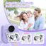 CalineGam Kinderkamera Sofortbildkamera, 48MP Sofortbildkamera Kinder mit 32GB Karte & Druckpapier, 1080P Digitalkamera Kinder, Geschenke für Jungen und Mädchen 3-12 Jahre (Lila)