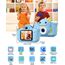 Kinderkamera, Gofunly Kinder Kamera 1080P 2,0-Zoll-Bildschirm Selfie Digitalkamera mit 32GB-Karte für 3-12 Jahre Jungen Mädchen Geburtstagsgeschenk Weihnachten Spielzeug Blau Dinosaurier