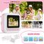 Kinderkamera Sofortbildkamera,Sofortbildkamera Kinder,1080P Digitalkamera Kinder mit 32GB Karte Druckpapier,Geburtstags Weihnachten Geschenke für Jungen und Mädchen 3-12 Jahre(Rosa)