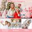 Kinderkamera, Gofunly Kinder Kamera 1080P 2,0-Zoll-Bildschirm Selfie Digitalkamera mit 32GB-Karte für 3-12 Jahre Jungen Mädchen Geburtstagsgeschenk Weihnachten Spielzeug Rosa Katze