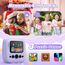 CalineGam Kinderkamera Sofortbildkamera, 48MP Sofortbildkamera Kinder mit 32GB Karte & Druckpapier, 1080P Digitalkamera Kinder, Geschenke für Jungen und Mädchen 3-12 Jahre (Lila)