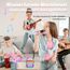 Dislocati Geschenk Mädchen 3-12 Jahre, Karaoke Maschine Kinder mit 2 Karaoke Mikrofon Bluetooth, Tragbarer Musikalisches Spielzeug mit LED-Lichtern, Ideal für Familienfeiern und Freundestreffen