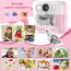 Kinderkamera Sofortbildkamera,Sofortbildkamera Kinder,1080P Digitalkamera Kinder mit 32GB Karte Druckpapier,Geburtstags Weihnachten Geschenke für Jungen und Mädchen 3-12 Jahre(Rosa)