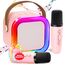 Karaoke Maschine Kinder mit 2 Karaoke Mikrofon Kinder: [Neueste] Mini Karaoke Maschine - Karaoke Anlage mit 2 Mikrofonen -Musikinstrumentzubehör Box - Geschenke für Mädchen Kinder Spielzeug 3-12 Jahre