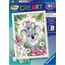 Ravensburger CreArt 28984 - Süße Koalas - Malen nach Zahlen für Kinder ab 9 Jahre, Malset mit Rahmen, Pinsel und Acrylfarben, Geschenk für Mädchen und Jungen