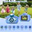 Kinderkamera, Gofunly Kinder Kamera 1080P 2,0-Zoll-Bildschirm Selfie Digitalkamera mit 32GB-Karte für 3-12 Jahre Jungen Mädchen Geburtstagsgeschenk Weihnachten Spielzeug Astronaut/Blau