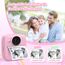 CalineGam Kinderkamera Sofortbildkamera, 48MP Sofortbildkamera Kinder mit 32GB Karte & Druckpapier, 1080P Digitalkamera Kinder, Geschenke für Jungen und Mädchen 3-12 Jahre (Rosa)