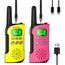 AWANFI Walkie Talkie Kinder, Walkie Talkie Aufladbar mit Akku, Funkgeräte Set, Walki Talki mit VOX, Taschenlampe, Tastensperre, Walky Talky für Camping Abenteuer, Geschenk für Kinder de 3-12 Jahre