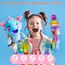 Magic Sing LED Karaoke Mikrofon Kinder, Drahtloses Bluetooth Spielzeug ab 3-12 Jahre Geschenk Mädchen KTV Lautsprecher mit Stimmenverzerrer, Heim KTV Karaoke Maschine für Android, iOS, PC(Lila)