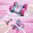 Tecnock 2025 Ferngesteuertes Auto mit 2.4 Ghz Fernbedienung 360°Flip Stunts Rc Auto Monstertruck mit Buntes Licht ab 6-12 Jahre Outdoor Spielzeug Geschenk für Junge Kinder