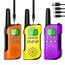 AWANFI Walkie Talkie Kinder 3er Set, Walkie Talkie Aufladbar mit Li-ion Akku, Funkgerät Set, 2-Wege-Radio mit VOX, Taschenlampe, Walky Talky Camping Abenteuer, Geschenk für Kinder de 3-12 Jahre
