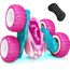 Tecnock 2025 Ferngesteuertes Auto mit 2.4 Ghz Fernbedienung 360°Flip Stunts Rc Auto Monstertruck mit Buntes Licht ab 6-12 Jahre Outdoor Spielzeug Geschenk für Junge Kinder