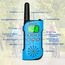 AWANFI Walkie Talkie Kinder 3er Set, Walkie Talkie Aufladbar mit Li-ion Akku, Funkgerät Set mit VOX und Taschenlampe, Walky Talky Camping Abenteuer, Geschenk für Kinder de 3-12 Jahre