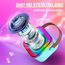 Dislocati Karaoke Maschine mit 2 Karaoke Mikrofon Bluetooth, Geschenk Spielzeug Junge 3-12 Jahre, Tragbarer Mini Karaoke Set mit DSP & LED-Lichtern, Kinder und Erwachsene