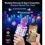 Karaoke Mikrofon, LED Drahtloses Bluetooth Mikrofon zum Singen mit Lautsprecher, Karaoke Spielzeug Kinder, Heim KTV Karaoke Maschine, Tragbares KTV Lautsprecher Recorder für Android/iPhone/iPad/PC
