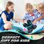 Tecnock 2026 Ferngesteuertes Auto mit 2.4 Ghz Fernbedienung 360°Flip Stunts Rc Auto Monstertruck mit Buntes Licht ab 6-12 Jahre Outdoor Spielzeug Geschenk für Junge Kinder