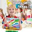 HappyKidsClub Raketen Spielzeug für Kinder mit 3 Dinosaurier Schaumstoffraketen, Outdoor Spielzeug ab 3-12 Jahre Junge, Spiele für Draußen Garten und Park Ostern Geburtstag