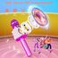 Magic Sing LED Karaoke Mikrofon Kinder, Drahtloses Bluetooth Spielzeug ab 3-12 Jahre Geschenk Mädchen KTV Lautsprecher mit Stimmenverzerrer, Heim KTV Karaoke Maschine für Android, iOS, PC(Lila)