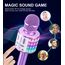 Karaoke Mikrofon, LED Drahtloses Bluetooth Mikrofon zum Singen mit Lautsprecher, Karaoke Spielzeug Kinder, Heim KTV Karaoke Maschine, Tragbares KTV Lautsprecher Recorder für Android/iPhone/iPad/PC