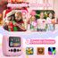 CalineGam Kinderkamera Sofortbildkamera, 48MP Sofortbildkamera Kinder mit 32GB Karte & Druckpapier, 1080P Digitalkamera Kinder, Geschenke für Jungen und Mädchen 3-12 Jahre (Rosa)