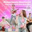 Dislocati Karaoke Maschine Kinder mit 2 Karaoke Mikrofon Bluetooth, Mädchen Geschenke Spielzeug für 3-12 Jahre, Tragbarer Lautsprecher mit LED-Lichtern, Ideal für Familienfeiern und Freundestreffen