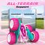 Tecnock 2025 Ferngesteuertes Auto mit 2.4 Ghz Fernbedienung 360°Flip Stunts Rc Auto Monstertruck mit Buntes Licht ab 6-12 Jahre Outdoor Spielzeug Geschenk für Junge Kinder