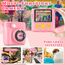 Kinderkamera, Sofortbildkamera Kinder,1080P Fotoapparat Kinderspielzeug mit 16x Digitalzoom, 32GB TF Karte,Druckpapier, Kinder Kamera für Geschenk für Mädchen 3-12 Jahre