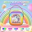 Dislocati Einhorn Geschenk Spielzeug für Mädchen 3-12 Jahre, Karaoke Maschine Kinder mit 2 Bluetooth Karaoke Mikrofon Tragbarer Lautsprecher mit LED-Lichtern Ideal für Familienfeiern & Outdoor