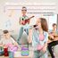Dislocati Karaoke Maschine mit 2 Karaoke Mikrofon Bluetooth, Geschenk Spielzeug Junge 3-12 Jahre, Tragbarer Mini Karaoke Set mit DSP & LED-Lichtern, Kinder und Erwachsene
